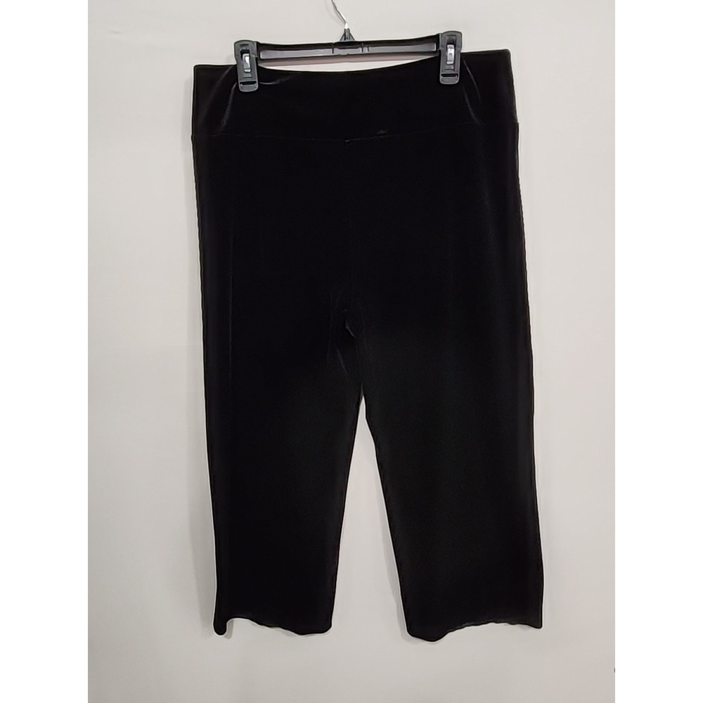 J. Jill High-waist Smooth Fit Full Leg Pants Womens L Black, 27 In. Inseam Harem - Picture 6 of 8
